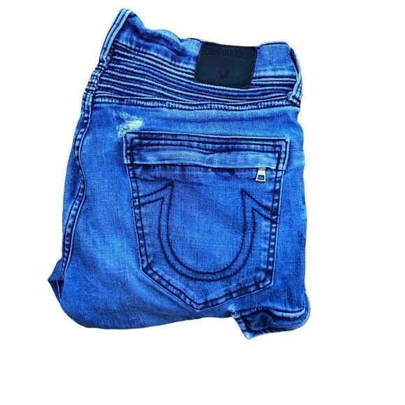 True Religion Jeans Size 29 ROCCO Blue - Picture 2 of 6